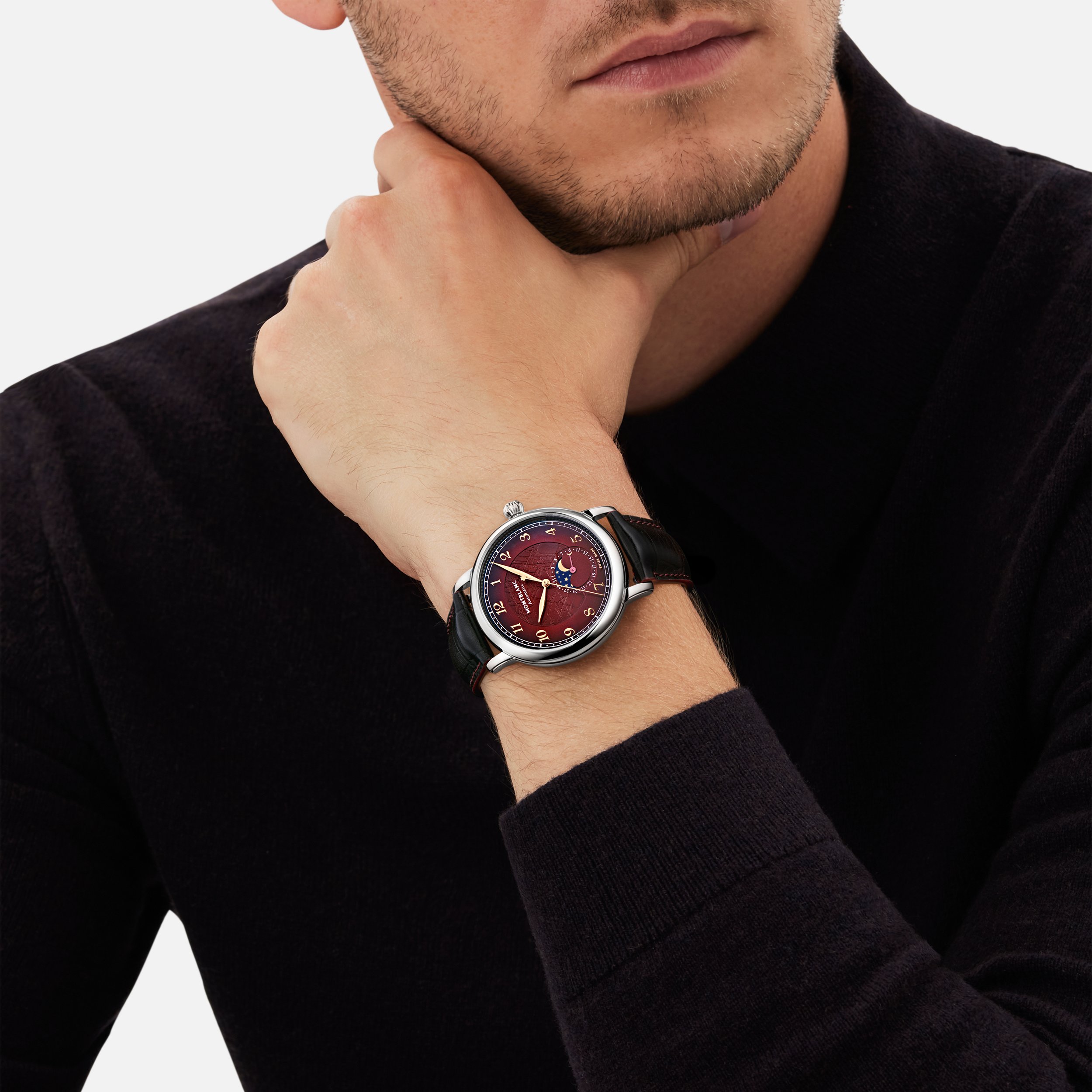 Montblanc Star Legacy Moonphase Automatic Burgundy 42mm 133244 | LORO