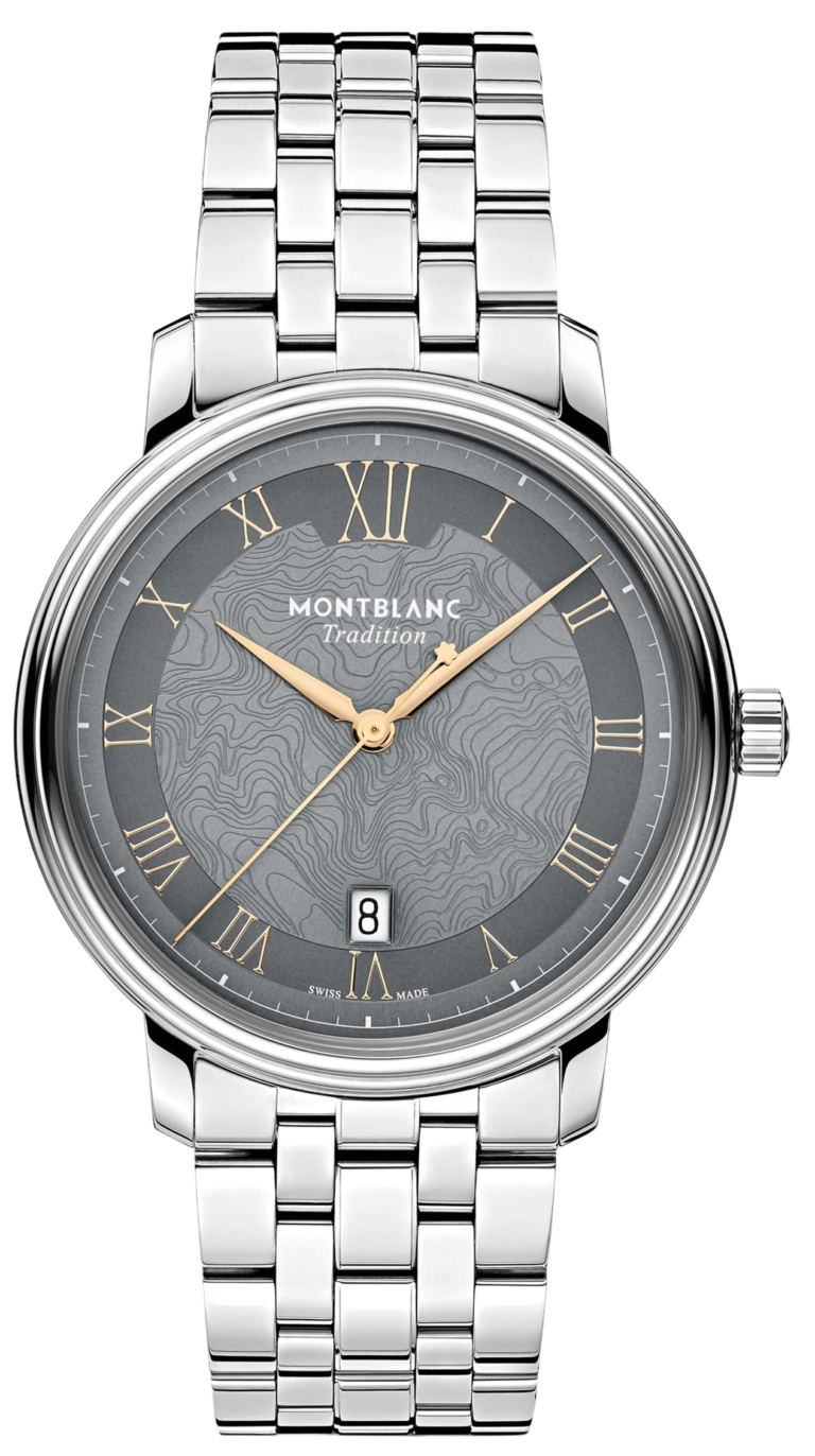 たらくす Montblanc Tradition Automatic Date Grey 40mm 132433 | LORO