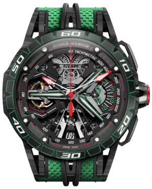L’oro Canada | Luxury Watches &Amp; Jewellery 79 Roger Dubuis Excalibur Spider Flyback Chronograph Verde Mantis 45Mm