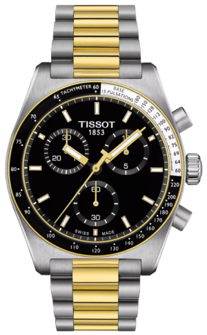 Tissot Pr516 Chronograph Quartz Yellow Pvd Black 40Mm