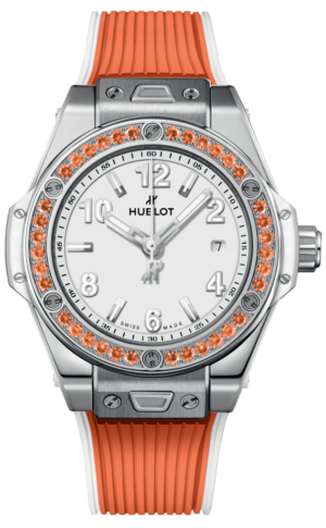 L’oro Canada | Luxury Watches &Amp; Jewellery 80 Hublot Big Bang One Click Joyful Steel Orange 33Mm