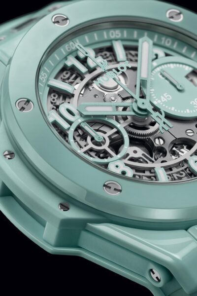 Hublot Big Bang Unico Chronograph Mint Green Ceramic 42mm 441.GS