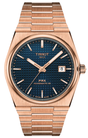 Tissot PRX Powermatic 80 Rose PVD Blue 40mm