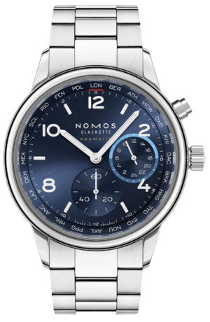 Nomos Clubsport Neomatik Worldtimer Blue 40Mm
