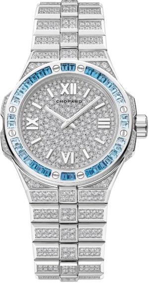 Chopard Alpine Eagle Frozen Topaz Blue 33mm