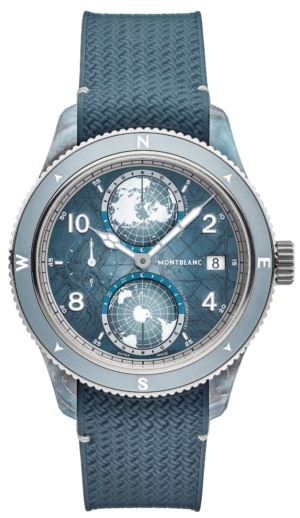 L’oro Canada | Luxury Watches &Amp; Jewellery 80 Montblanc 1858 Geosphere 0 Oxygen Mount Vinson Blue 43Mm
