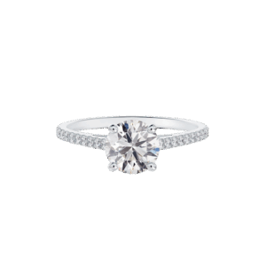 De Beers Forevermark Engagement Ring Diamonds 14kt White Gold Size 6.5