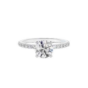 De Beers Forevermark Engagement Ring Diamonds 14kt White Gold Size 6.5