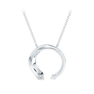 De Beers Forevermark Avaanti Necklace Diamonds 18kt White Gold