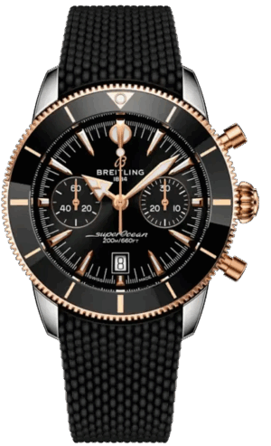 Breitling Superocean Heritage B01 Chronograph Red Gold &Amp; Steel Black 42Mm