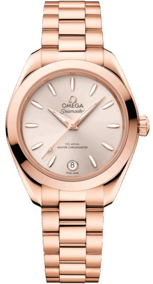 Omega Seamaster Aqua Terra 150m Sedna Gold Linen 30mm