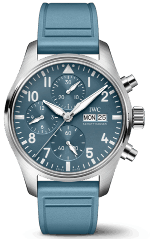 L’oro Canada | Luxury Watches &Amp; Jewellery 77 Iwc Pilots Watch Chronograph Miramar Blue 41Mm