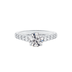De Beers Forevermark Engagement Ring Diamonds 14kt White Gold Size 7
