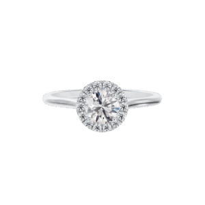 De Beers Forevermark Halo Engagement Ring Diamonds 14kt White Gold Size 6.5