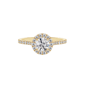De Beers Forevermark Halo Engagement Ring Diamonds 14kt Yellow Gold Size 7