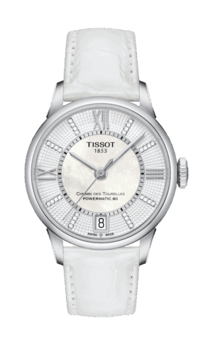 Tissot Chemin Des Tourelles Lady Powermatic 80 Silver MOP 32mm