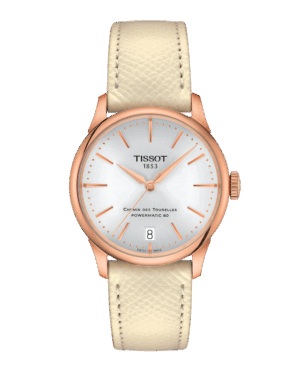 Tissot Chemin Des Tourelles Powermatic 80 Rose PVD Silver 34mm