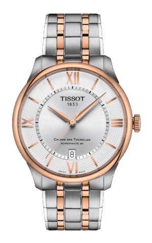 Tissot Chemin Des Tourelles Powermatic 80 Rose PVD/Steel Silver 39mm