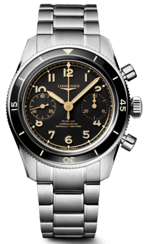 Longines Spirit Pilot Flyback Chronograph Manual Black 39.5mm L3