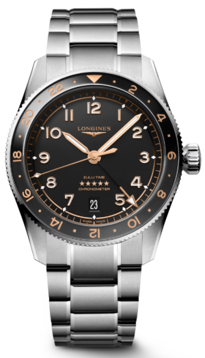 Longines Spirit Zulu Time Black 39mm