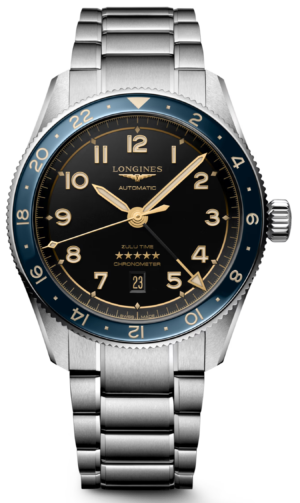 Longines Spirit Zulu Time Black 42mm