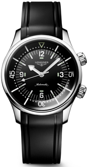 Longines Legend Diver Automatic Black 39Mm