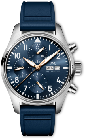 Bloor St Boutique 8 Iwc Pilots Chronograph Le Petit Prince Blue 41Mm