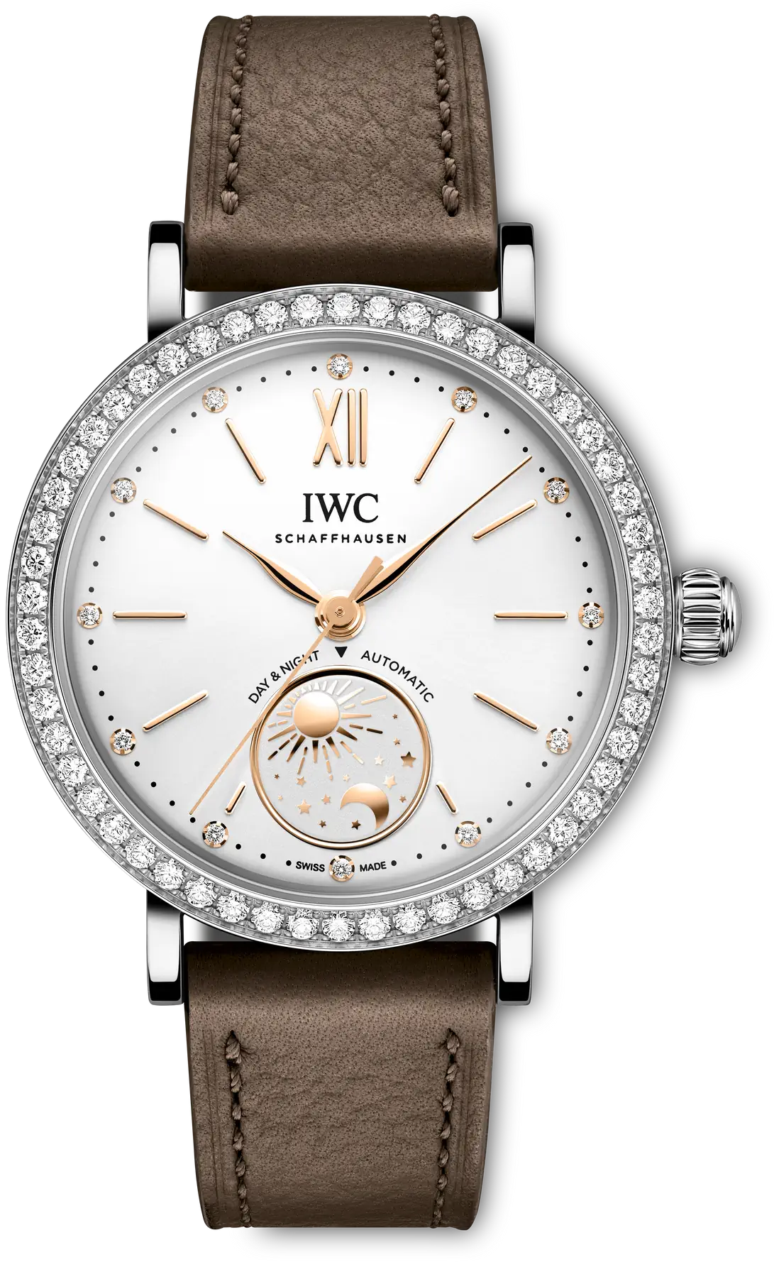 IWC Portofino Automatic Moon Phase Silver 40mm IW459401 | LORO