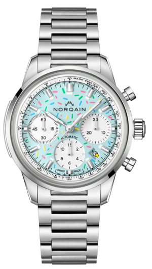 Norqain Freedom 60 Chronograph Enjoy Life Sprinkles Light Blue 40mm