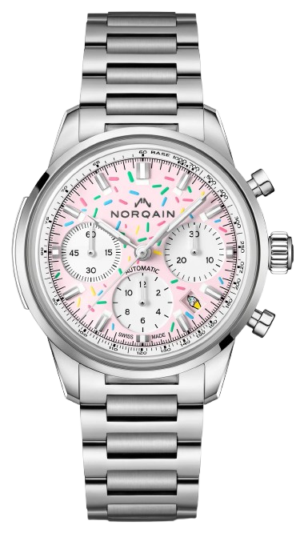 Norqain Freedom 60 Chronograph Enjoy Life Sprinkles Light Pink 40Mm