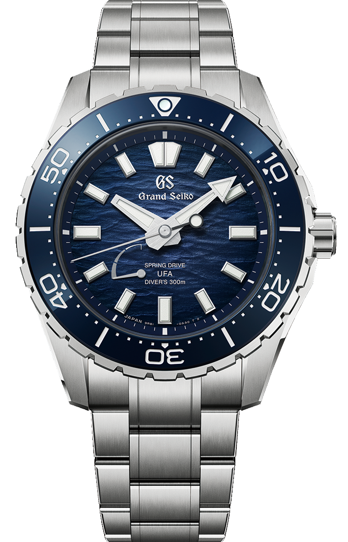 Grand Seiko Evolution 9 Spring Drive Lake Suwa Titanium Blue 40mm